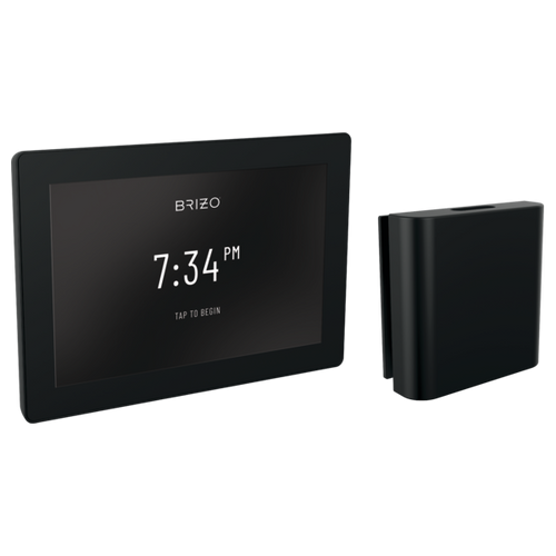 Brizo Digital + Square Steam Set in Matte Black - 8CH-600S-BL Brizo Digital + Square Steam Set in Matte Black - 8CH-600S-BL