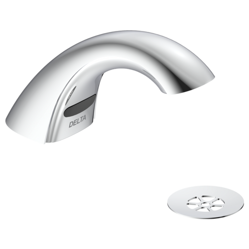 Delta HDF Touch-Free Commercial Sensor Faucet in Chrome - 590-TFHGMHDF