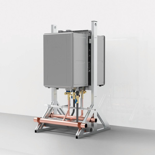Noritz Wall-Mounted Manifold Kit for Dual Commercial Tankless Water Heaters - CMK-SS2 Noritz Wall-Mounted Manifold Kit for Dual Commercial Tankless Water Heaters - CMK-SS2