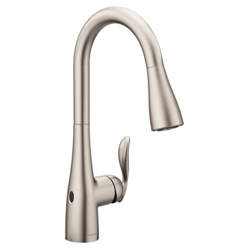 Moen Arbor Touchless Pull-Down Kitchen Faucet in Spot Resist Stainless - 7594EWSRS Moen Arbor Touchless Pull-Down Kitchen Faucet in Spot Resist Stainless - 7594EWSRS