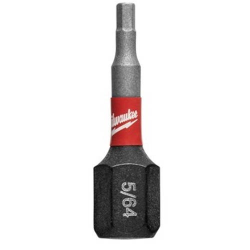 Milwaukee 48-32-4701 Shockwave Impact Hex 5/64 in. Insert Bit - 25 pack Milwaukee 48-32-4701 Shockwave Impact Hex 5/64 in. Insert Bit - 25 pack