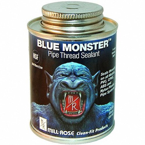 Mill-Rose Blue Monster Heavy-Duty Pipe Thread Sealant, 8oz Can - 76011