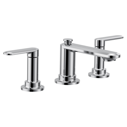 Moen Greenfield Two Handle Widespread Bathroom Sink Faucet in Chrome - TV6507