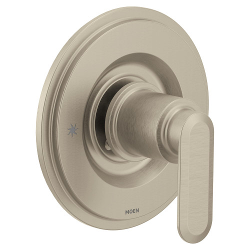 Moen Greenfield Single Handle Tub and Shower Faucet Lever Handle in Brushed Nickel - T2221BN