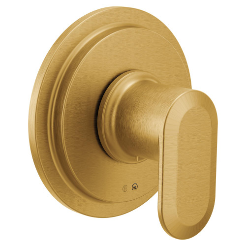 Moen Greenfield M CORE Shower Lever Handle Transfer Valve Trim in Brushed Gold - UT6501BG