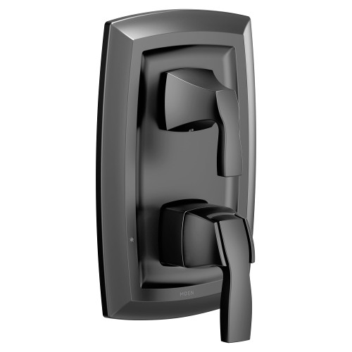 Moen Voss M CORE 3 Series 2 Handle Shower Trim with Integrated Transfer Valve in Matte Black - UT3611BL