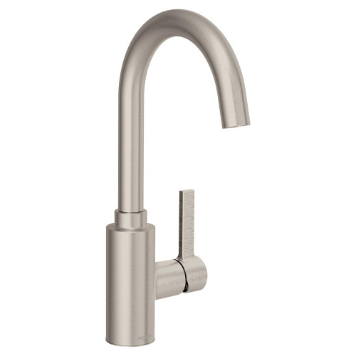 Moen Genta LX One-Handle Bar Faucet in Spot Resistant Stainless - 5882SRS