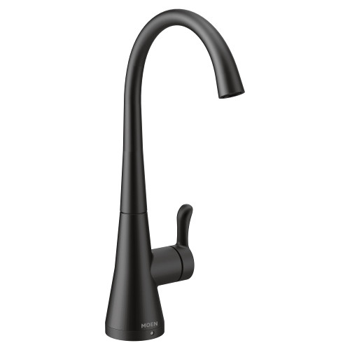 Moen Sip Transitional Cold Water Kitchen Beverage Faucet Optional Water Filtration System Available Sold Separately in Matte Black - S5520BL