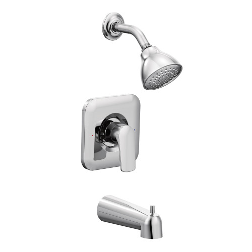 Moen Rizon Posi Temp Eco Performance Tub and Shower Trim in Chrome - T2813EP