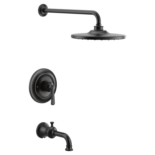 Moen Colinet M CORE 3 Series 1 Handle Eco Performance Tub and Shower Trim Kit in Matte Black - UTS344303EPBL