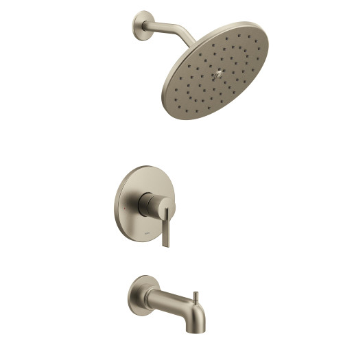 Moen Cia M CORE 3 Series 1 Handle Tub and Shower Trim Kit in Brushed Nickel - UT3363BN
