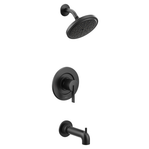 Moen Cia Posi Temp Eco Performance 1 Handle Tub and Shower Faucet Trim Kit in Matte Black - T2263EPBL