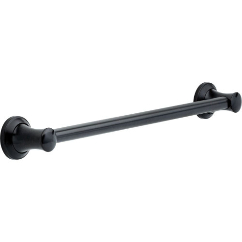 Closeout Open Box Delta BathSafety 24" Transitional Decorative ADA Grab Bar in Venetian Bronze Finish - 41724-RB