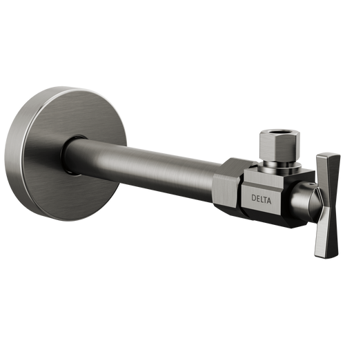 Delta Angled Supply Stop Valve with Lever Handle in Black Stainless Finish - DT022203-KS