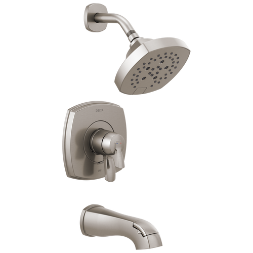 Delta Stryke 17 Series Tub & Shower Only in Stainless Finish - T17476-SS