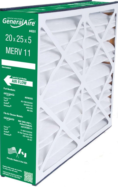 GeneralAire 20x25 Furnace Media Air Filter - 6FM2025 - 6 pack