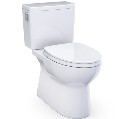 TOTO Glaston Two Piece Elongated Toilet 1.0 GPF with Seat - Cotton