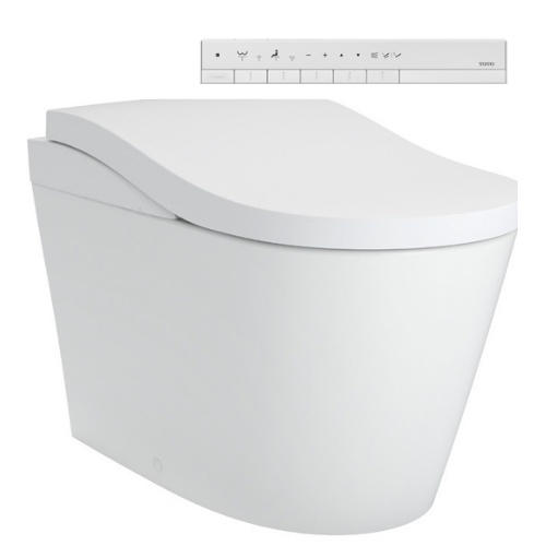 Toto Neorest LS One Piece Elongated Dual Flush Toilet - Matte White