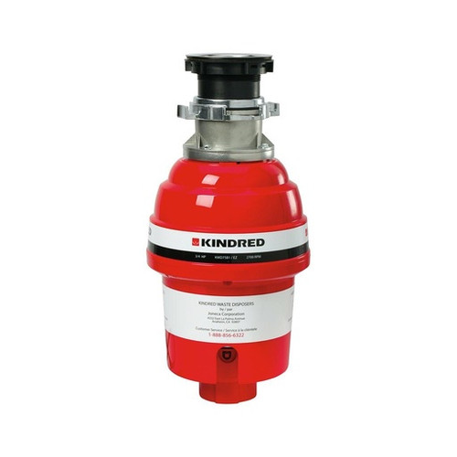 Kindred KWD75C1-Ez Waste Disposer Continuous Feed 3/4 Hp
