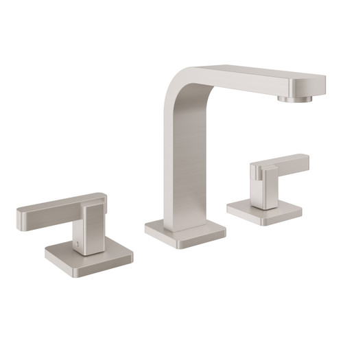 California Faucets San Elijo 8" Widespread Lavatory Faucet with ZeroDrain in Polished Nickel - 3702ZB-PN