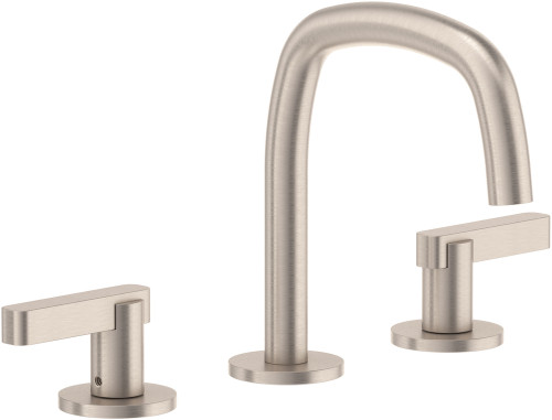 California Faucets San Elijo 8" Widespread Lavatory Faucet - Quad Arc Spout in Polished Brass Uncoated - 3802-PBU