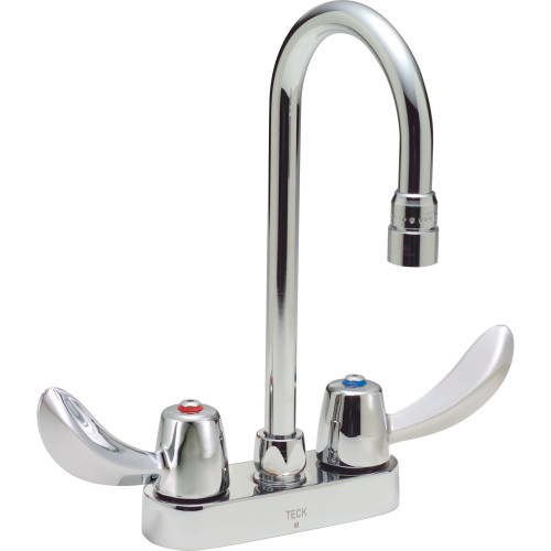 Delta 27C4844 Two Handle 4" Deck-Mount Faucet CHROME