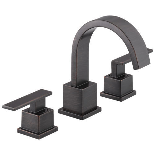 Delta 3553LF-SS Vero Two Handle Widespread Lavatory Faucet STAINLESS
