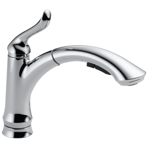 Delta 4353-DST Linden Single Handle Water-Efficient Pull-Out Kitchen Faucet Chrome