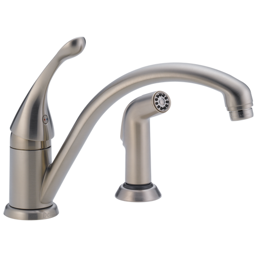 Delta 441-SS-DST Collins Single Handle Kitchen Faucet with Spray Stainless