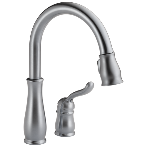 Delta 978-ARWE-DST Leland Single Handle Water Efficient Pull-Down Kitchen Faucet ARCTIC STAINLESS