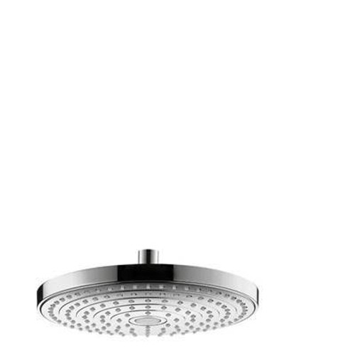 Hansgrohe 04720400 Raindance Select S 240 AIR 2-Jet Showerhead, 1.8 GPM Chrome/White