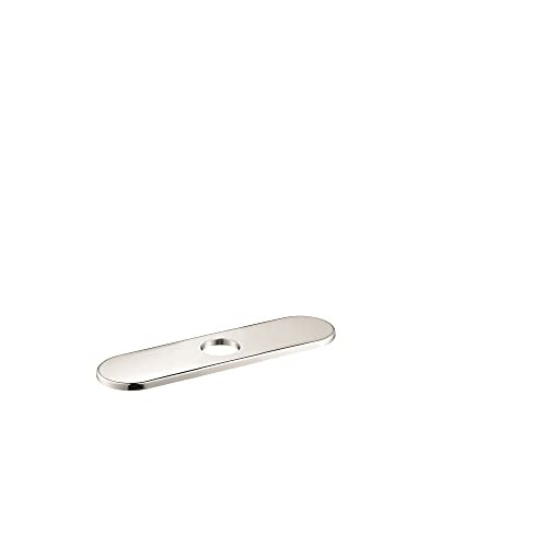 Hansgrohe 14019861 10in Baseplate Kitchen STEEL OPTIK