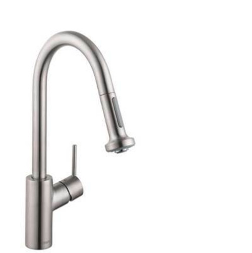 Hansgrohe 15070001 PuraVida 110 Single-Hole Faucet without Pop-Up, 1.2 GPM Chrome