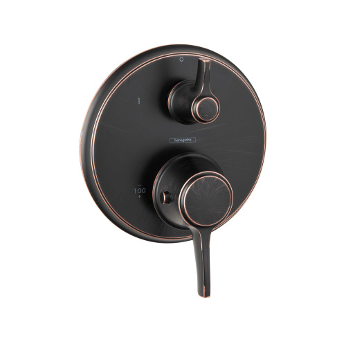 Hansgrohe 15753001 Metris C Thermostatic Trim w/Volume Control & Diverter CHROME
