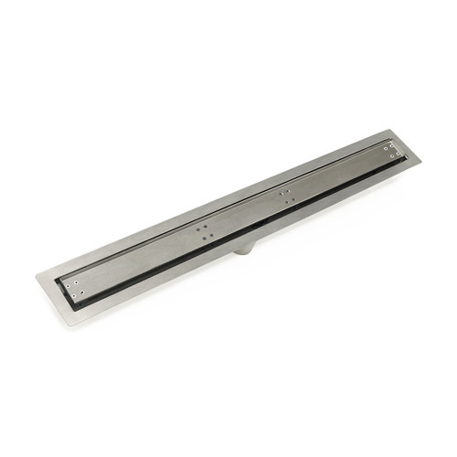 Infinity Drain 24" FFTIF 6524 SS Linear Drain Kit: Satin Stainless