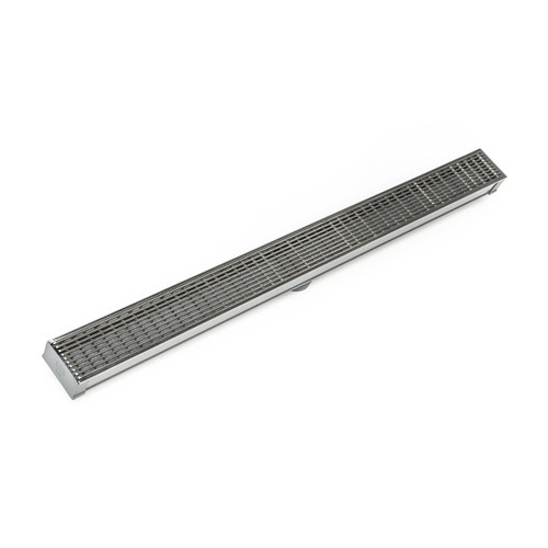 Infinity Drain 48" SAG 6548 SS Linear Drain Kit: Satin Stainless