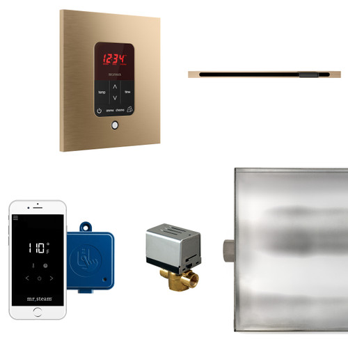 Mr. Steam BTLRL1SBB Butler Linear Steam Generator Control Kit / Package in Square Brushed Bronze