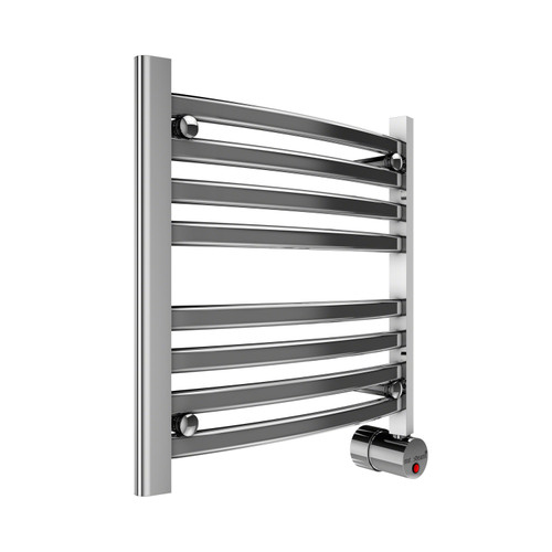 Mr. Steam W219TPC Broadway Collection® 8-Bar Wall-Mounted Electric Towel Warmer with Digital Timer in Polished Chrome
