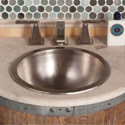Native Trails CPS559 SMALL ROUND Hammered Copper Bathroom Sink