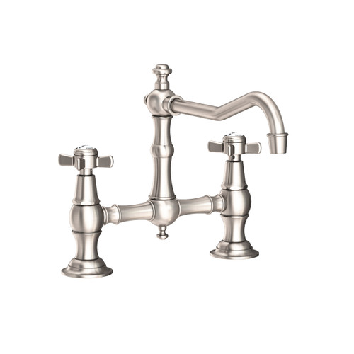 Newport Brass 945/15S Kitchen Bridge Faucet Satin Nickel