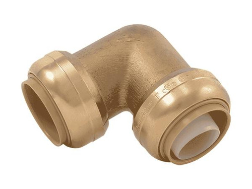 Sharkbite U260LF 1" x 1" Brass Push 90 Elbow