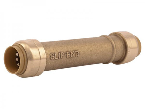 Sharkbite U3008LF 1/2" Brass Push Slip Coupling (one coupling)