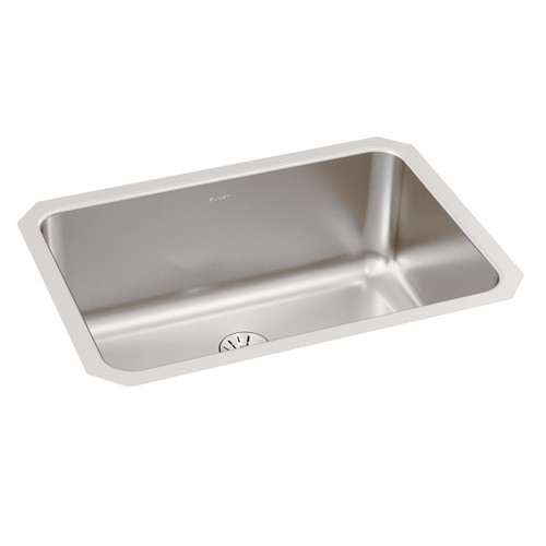 Elkay Lustertone Classic Stainless Steel 26-1/2" x 18-1/2" x 10" Single Bowl Undermount Sink with Perfect Drain