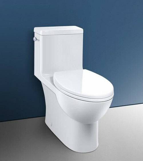 Caroma Caravelle Smart 270 One Piece Toilet - with Left Hand Lever Handle: White