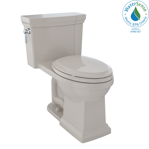 TOTO Promenade II 1G One-Piece Elongated 1 GPF Universal Height Toilet with CeFiONtect - Bone - MS814224CUFG#03