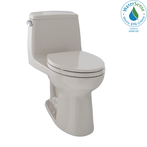 TOTO Eco UltraMax One-Piece Elongated 1.28 GPF ADA Compliant Toilet, Bone - MS854114EL#03