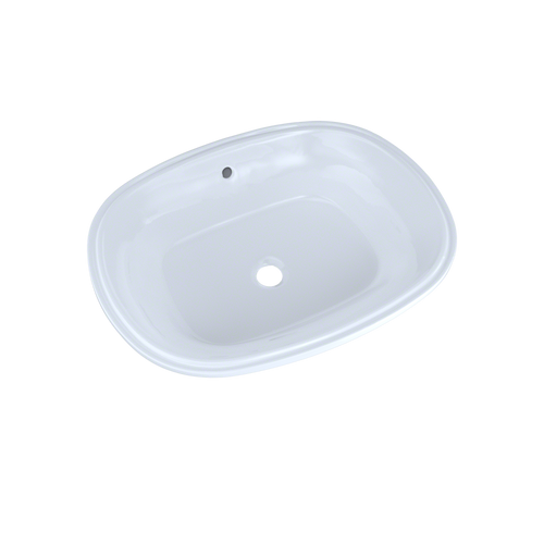 Toto Maris 20-5/16" x 15-9/16" Oval Undermount Bathroom Sink with CeFiONtect - Cotton White - LT481G#01