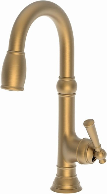 Newport Brass Jacobean Prep/Bar Faucet Pull-Down: Satin Bronze 2470-5223/10