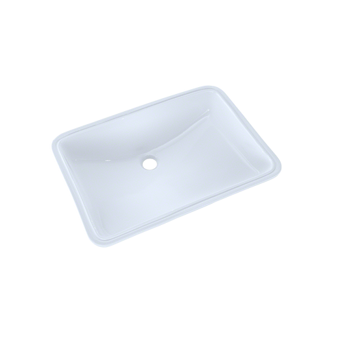 Toto LT540G#01 21-1/4" x 14-3/8" Large Rectangular Undermount Bathroom Sink with CeFiONtect: Cotton White