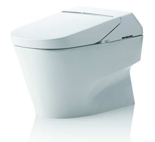 TOTO Neorest 700H Dual Flush 1.0 or 0.8 GPF ADA Height Toilet with Integrated Bidet Seat and ewater+: Cotton White - MS992CUMFG#01